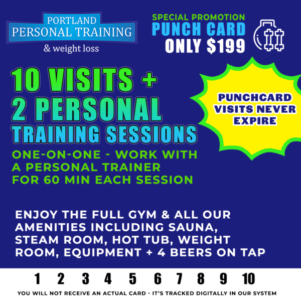 Portland Personal Training Punch Card Promotion