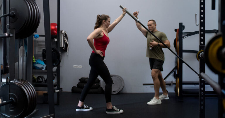 women working out at gym